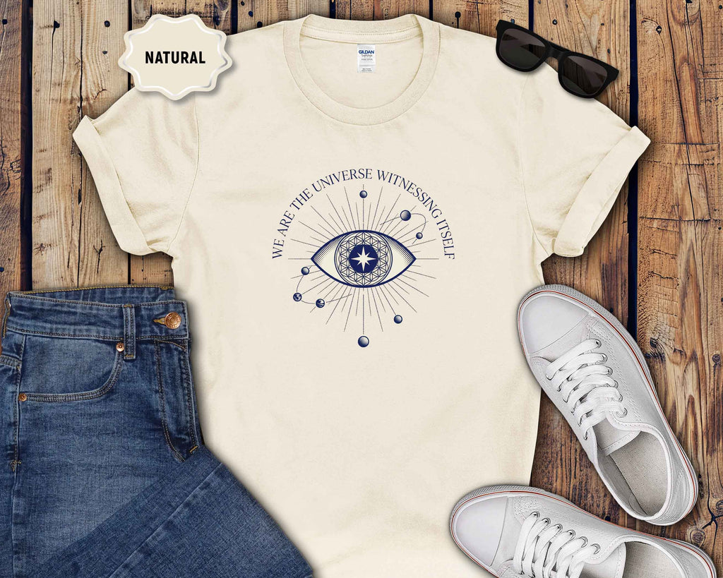 Mystic Eye T-Shirt — "We Are the Universe Witnessing Itself" Graphic Tee