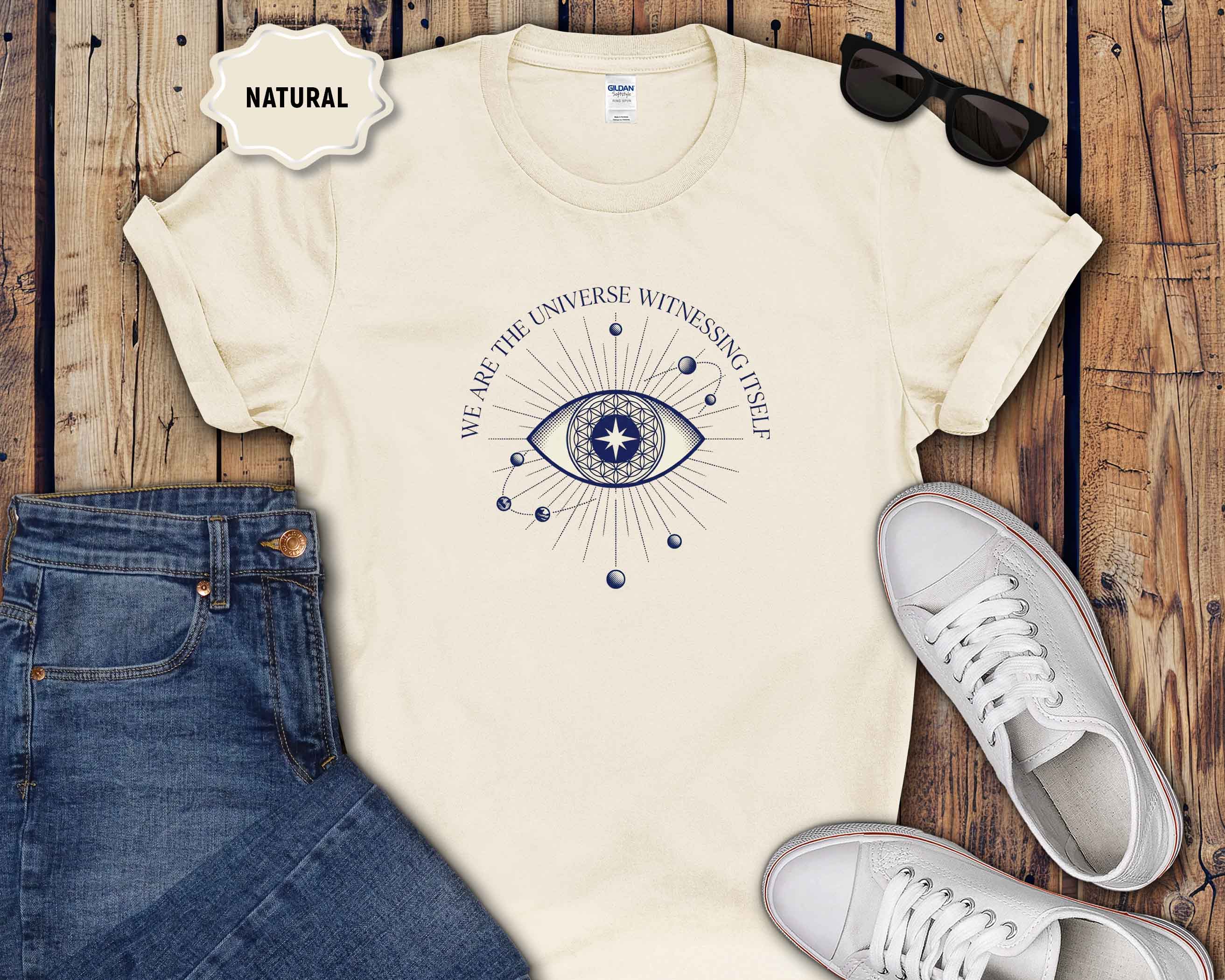 Mystic Eye T-Shirt — "We Are the Universe Witnessing Itself" Graphic Tee