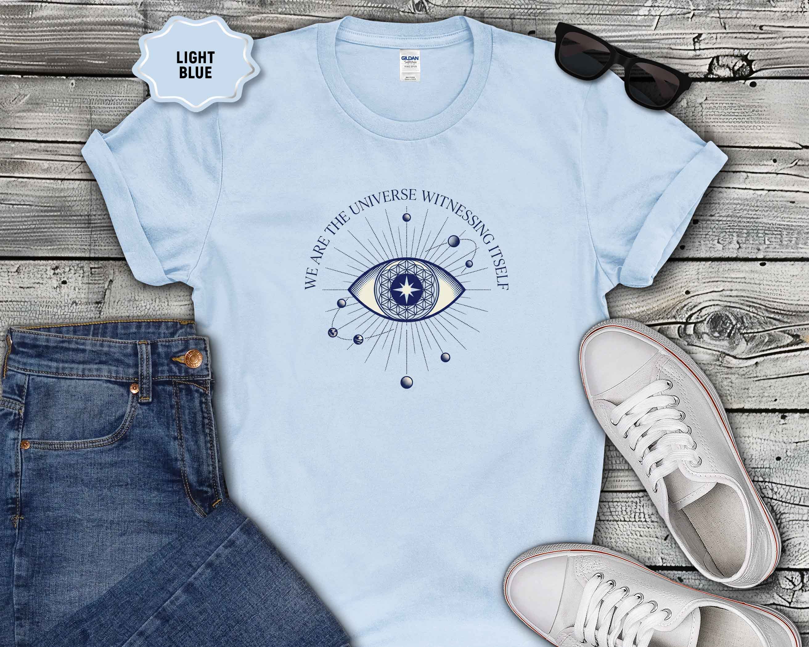 Mystic Eye T-Shirt — "We Are the Universe Witnessing Itself" Graphic Tee