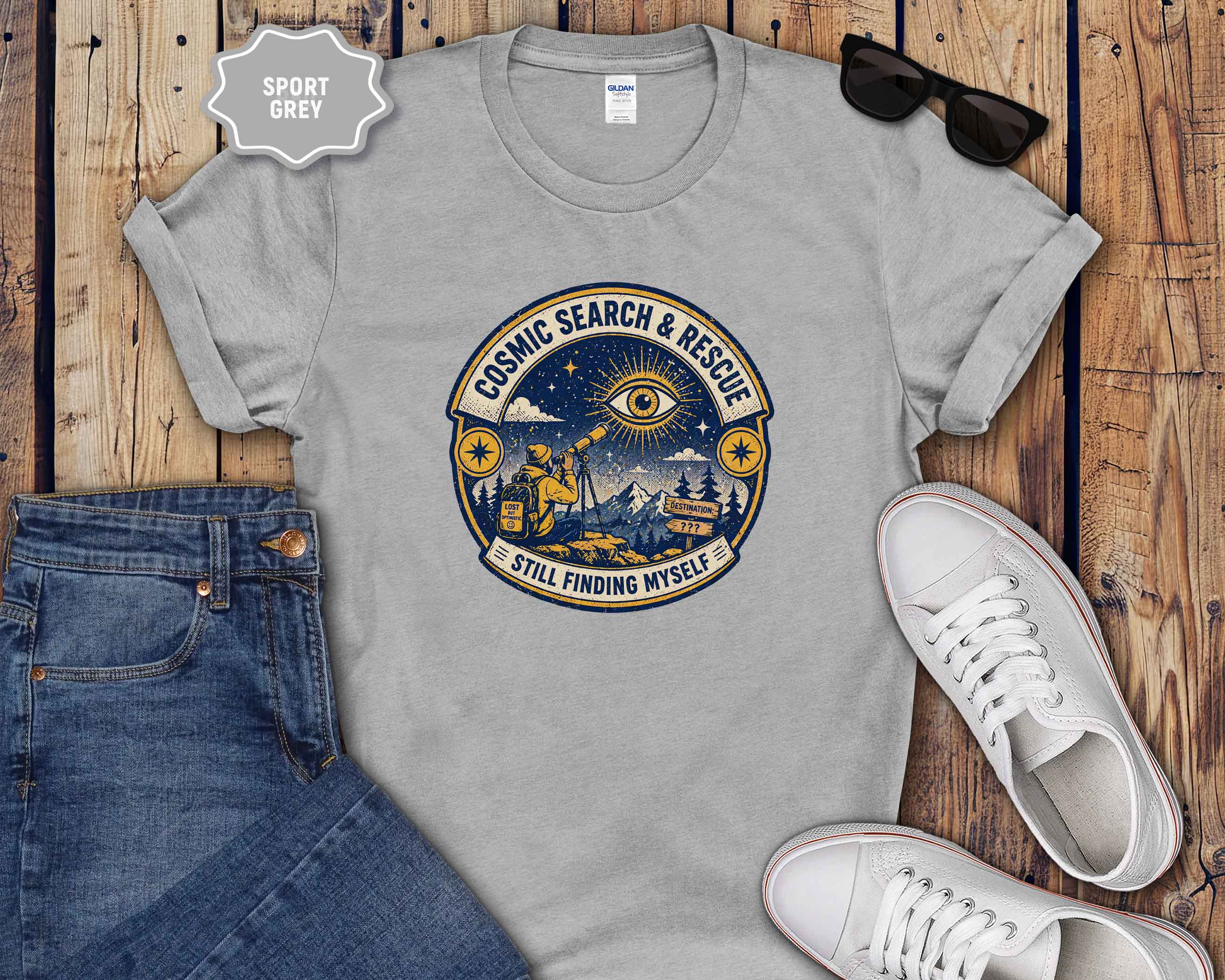 Cosmic Search & Rescue For Finding Own Self Graphic T-Shirt