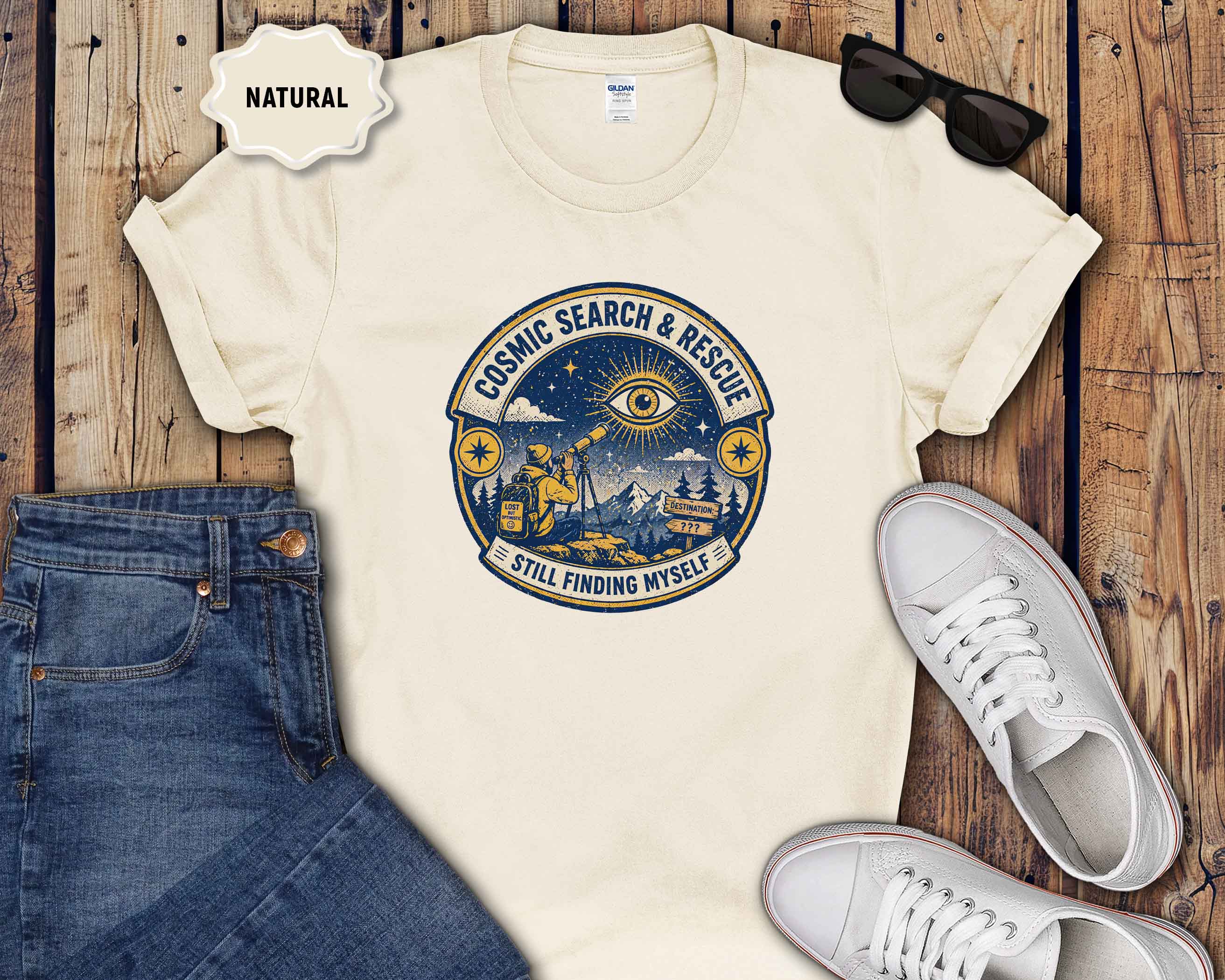 Cosmic Search & Rescue For Finding Own Self Graphic T-Shirt