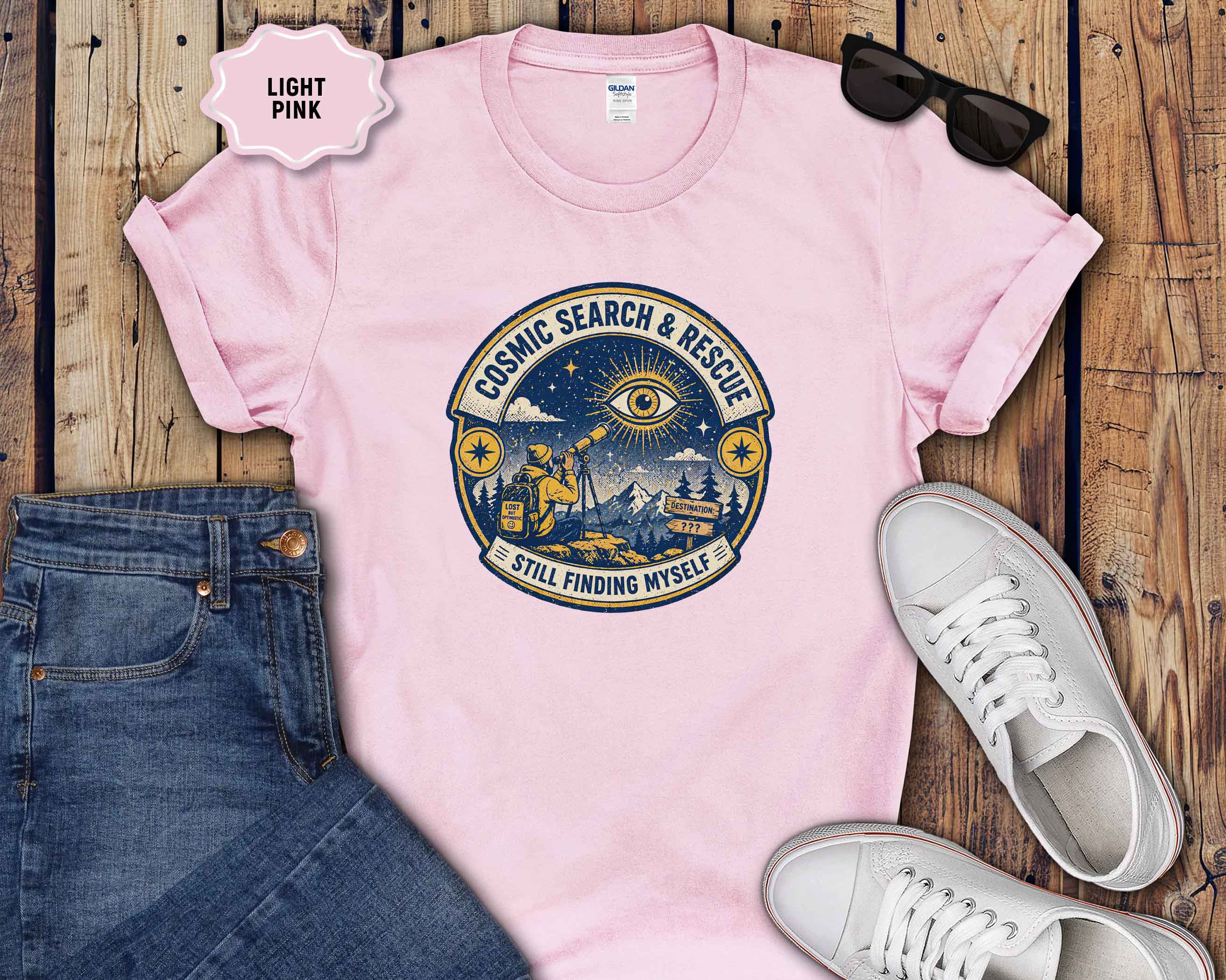 Cosmic Search & Rescue For Finding Own Self Graphic T-Shirt