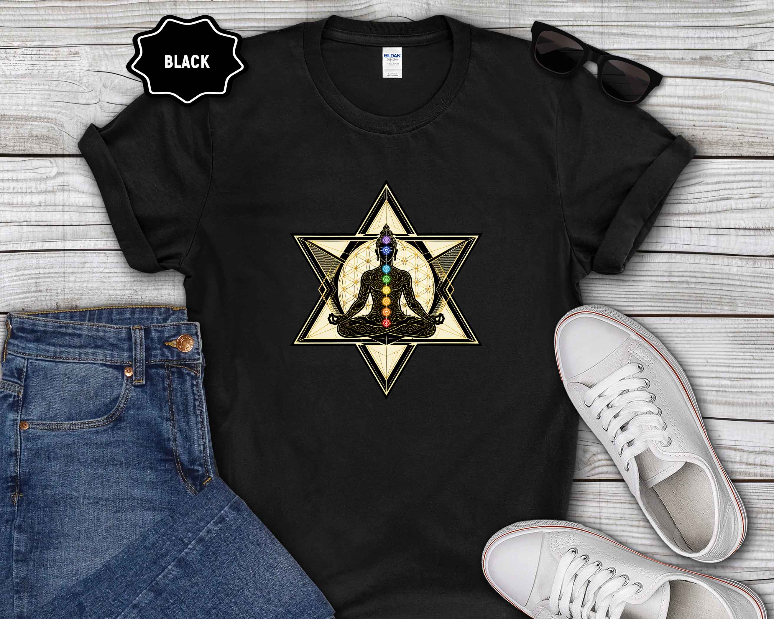 Chakra Meditation Yogi T-Shirt