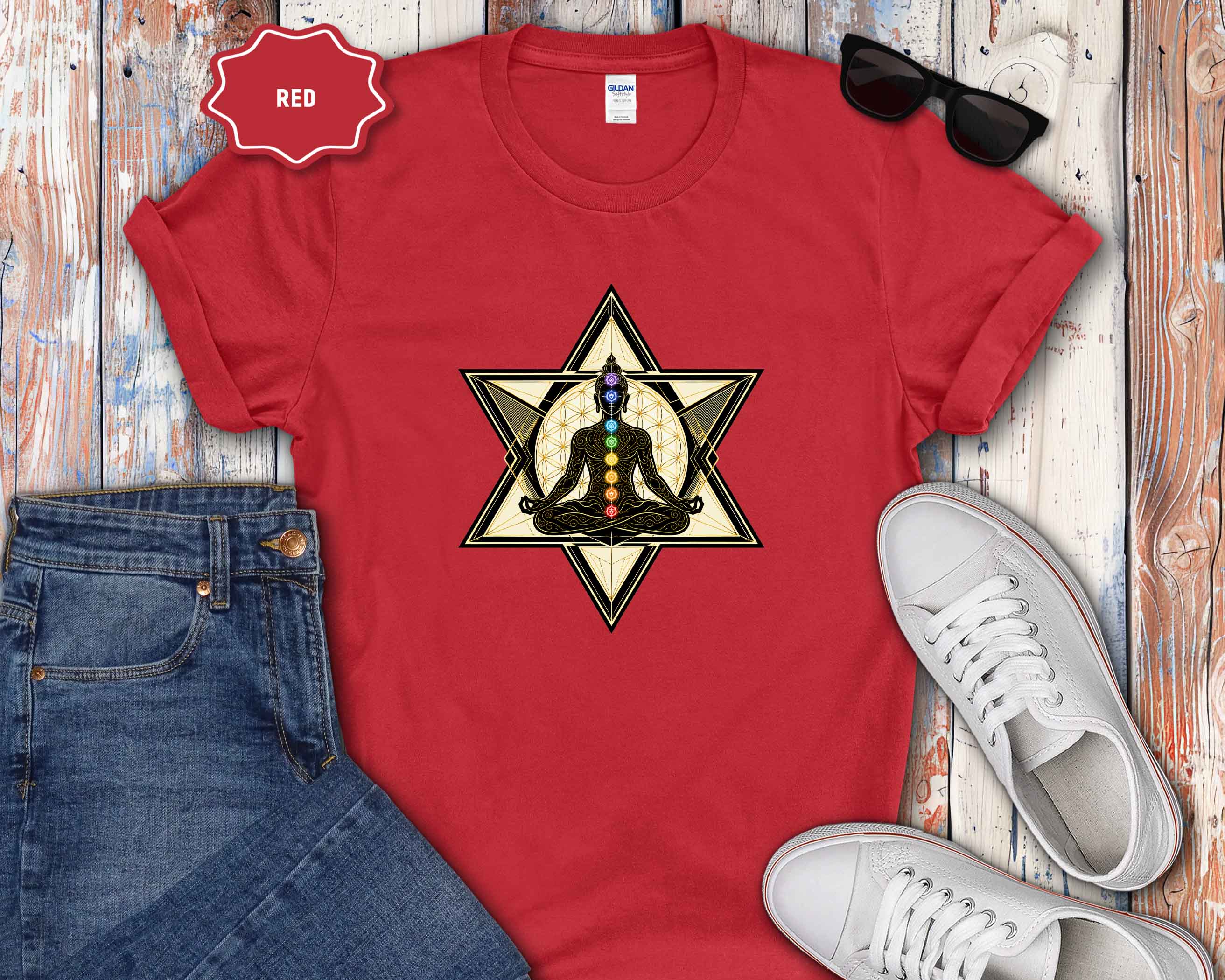 Chakra Meditation Yogi T-Shirt