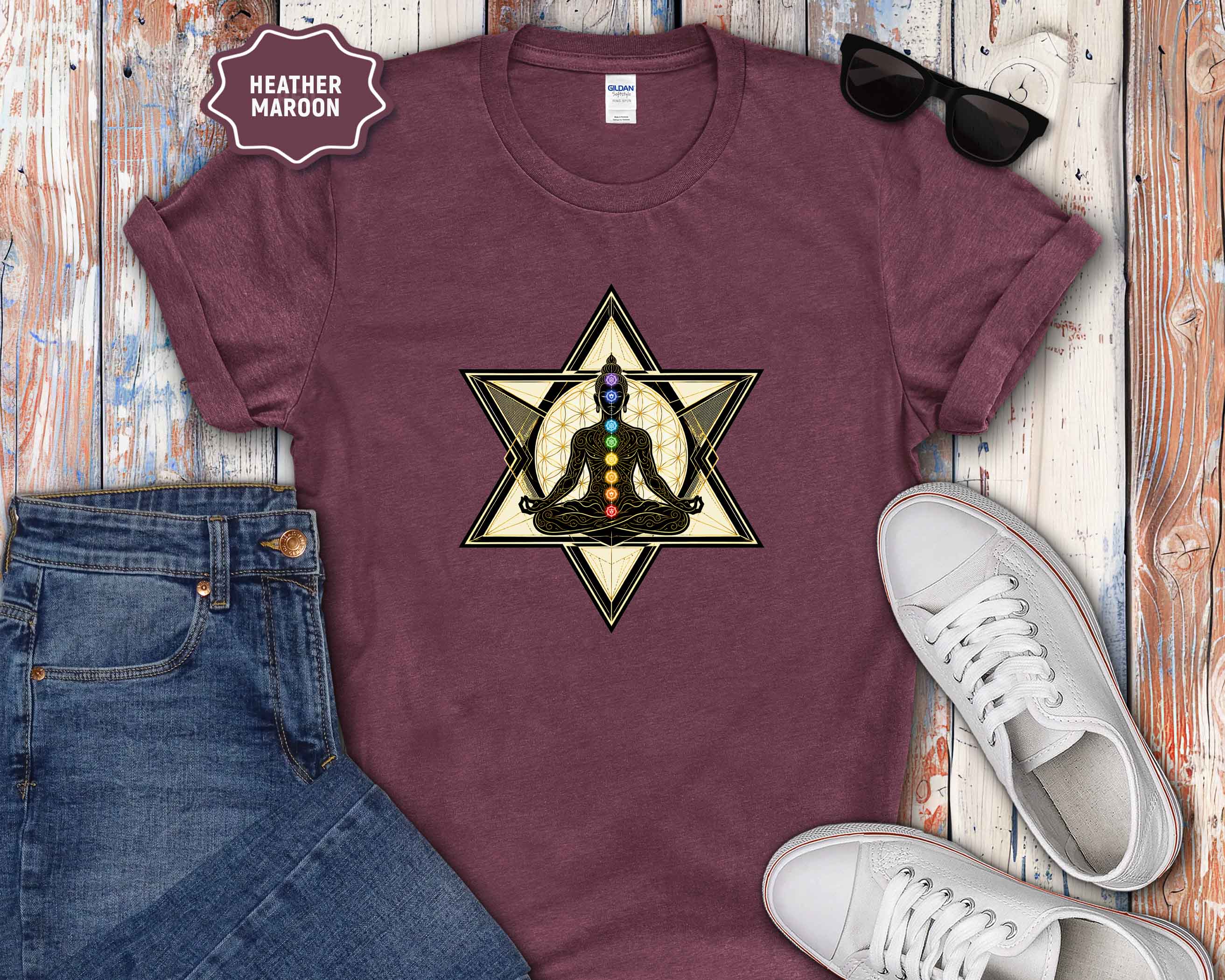 Chakra Meditation Yogi T-Shirt