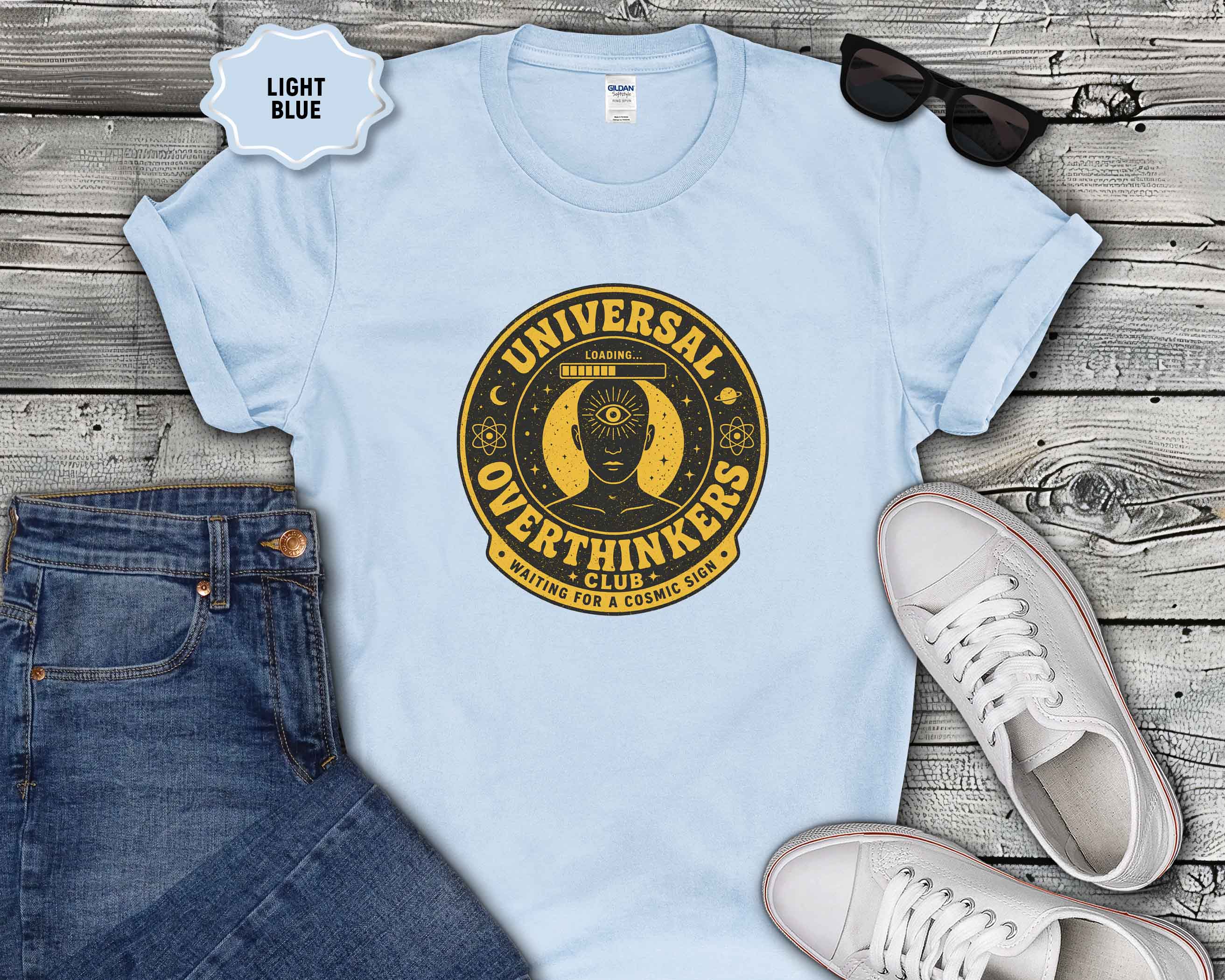 Universal Overthinkers T-Shirt — Retro Mystic Third Eye Graphic Tee