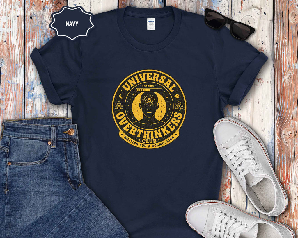 Universal Overthinkers T-Shirt — Retro Mystic Third Eye Graphic Tee