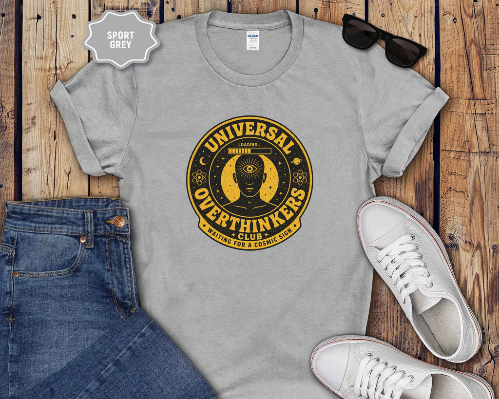 Universal Overthinkers T-Shirt — Retro Mystic Third Eye Graphic Tee