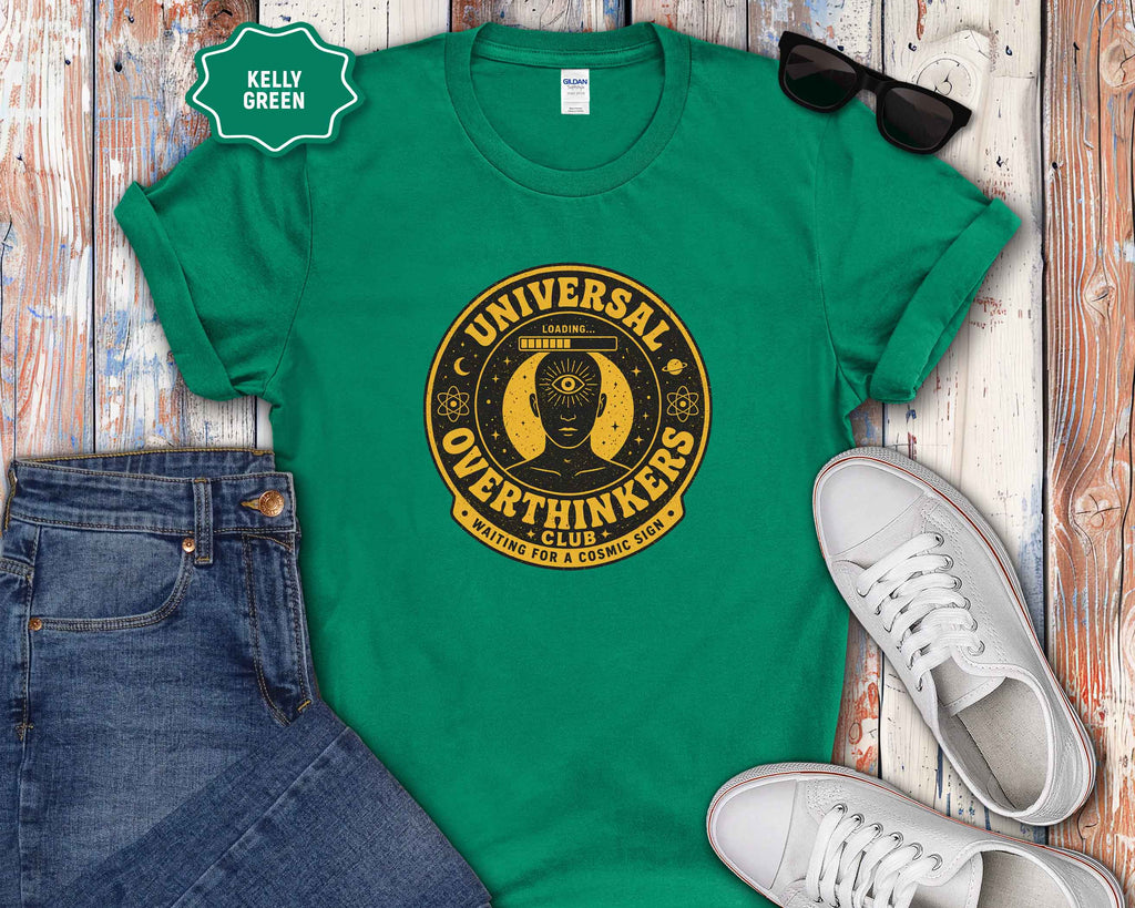 Universal Overthinkers T-Shirt — Retro Mystic Third Eye Graphic Tee