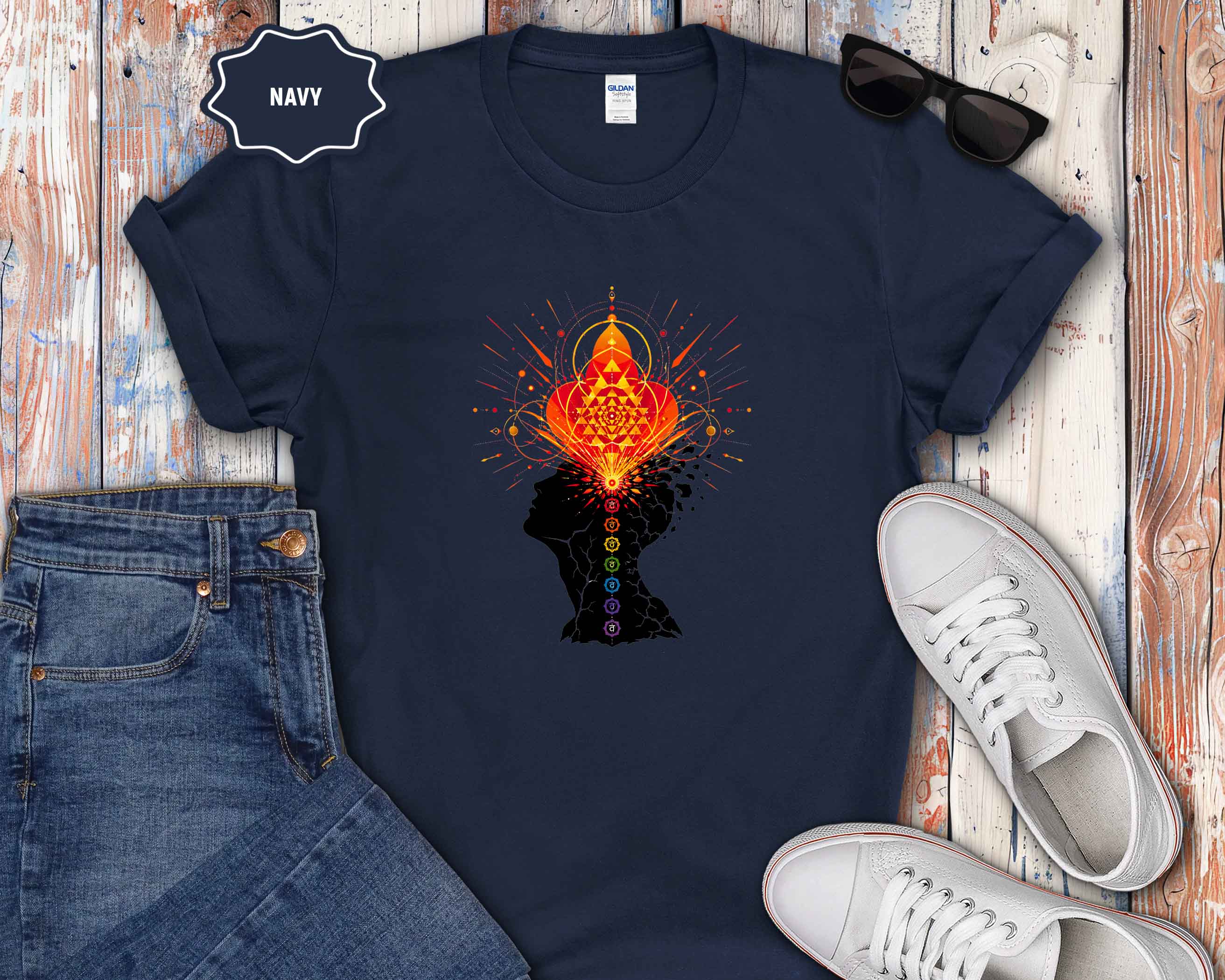 Mind Burst Graphic T-Shirt
