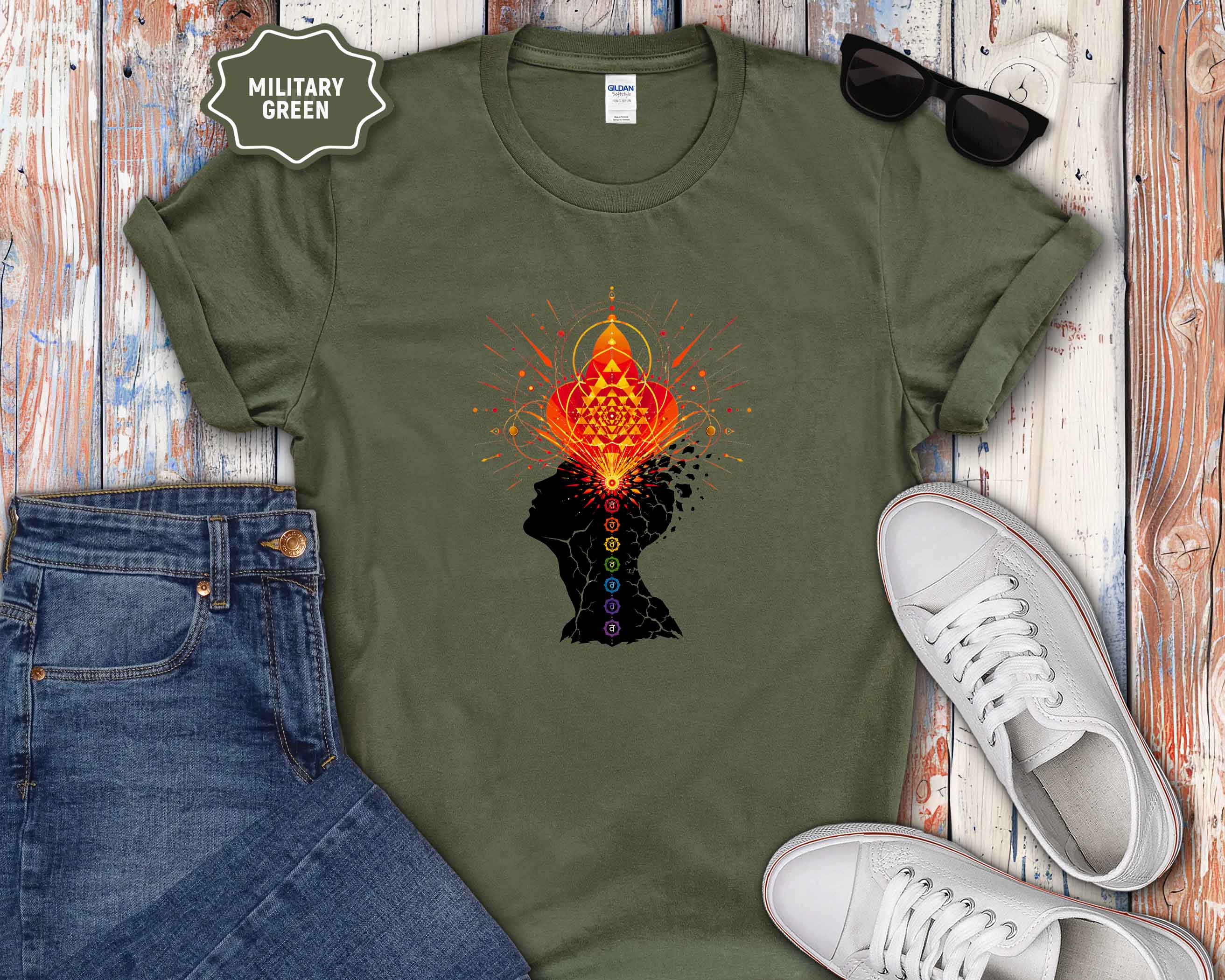 Mind Burst Graphic T-Shirt