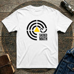 Sacred Math Graphic T-Shirt — Geometric Triangle & Maze Design