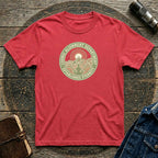 Cosmic Alignment T-Shirt – "Established Eternity" Mountain Meditation Graphic