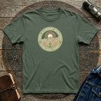 Cosmic Alignment T-Shirt – "Established Eternity" Mountain Meditation Graphic