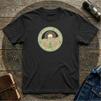 Cosmic Alignment T-Shirt – "Established Eternity" Mountain Meditation Graphic