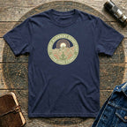 Cosmic Alignment T-Shirt – "Established Eternity" Mountain Meditation Graphic