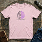 Divine Ratio T-Shirt — Brain & Flower of Life Sacred Geometry Tee
