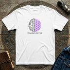 Divine Ratio T-Shirt — Brain & Flower of Life Sacred Geometry Tee