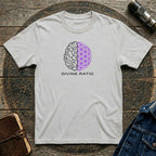 Divine Ratio T-Shirt — Brain & Flower of Life Sacred Geometry Tee