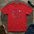 T-Shirt “It Is Well With My Soul” Floral Graphic Tee