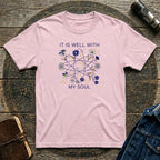 T-Shirt “It Is Well With My Soul” Floral Graphic Tee