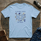 T-Shirt “It Is Well With My Soul” Floral Graphic Tee