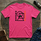 Order vs Chaos Graphic T-Shirt — Modern Geometric Design
