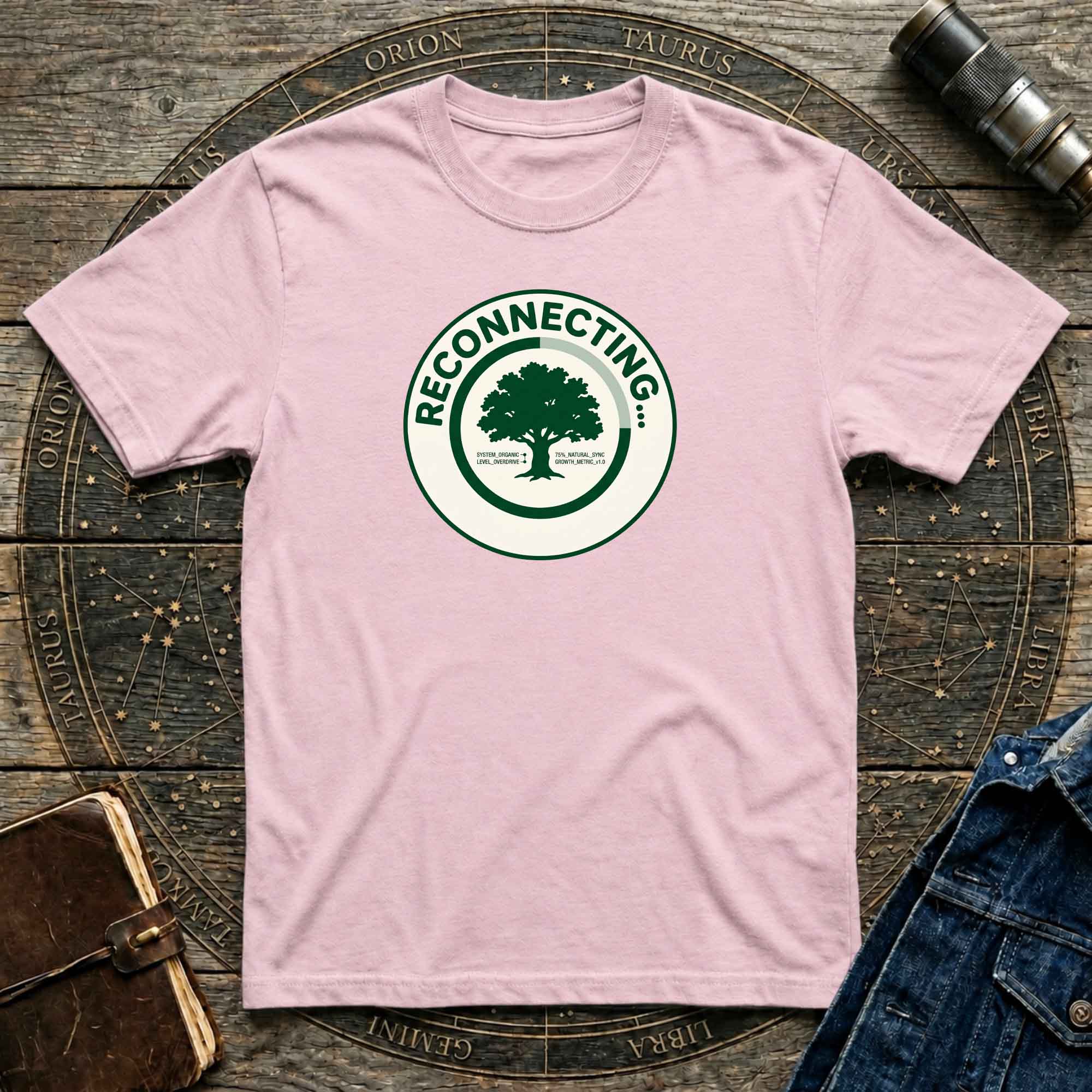 Reconnecting Tree T-Shirt — Nature-Inspired Eco Wellness Tee