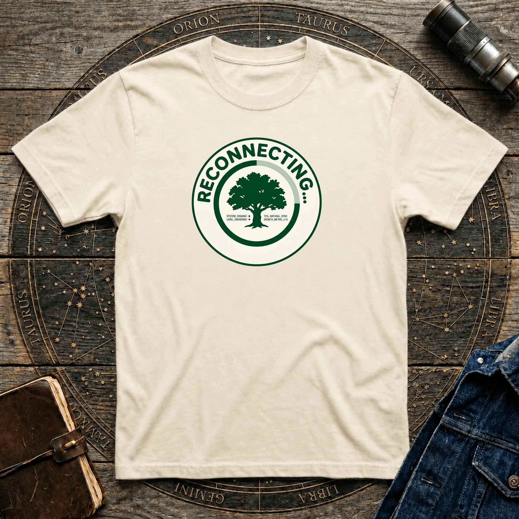 Reconnecting Tree T-Shirt — Nature-Inspired Eco Wellness Tee