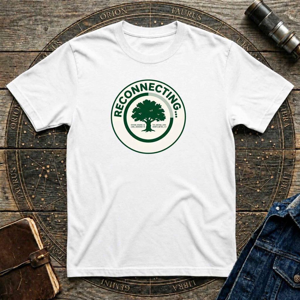 Reconnecting Tree T-Shirt — Nature-Inspired Eco Wellness Tee