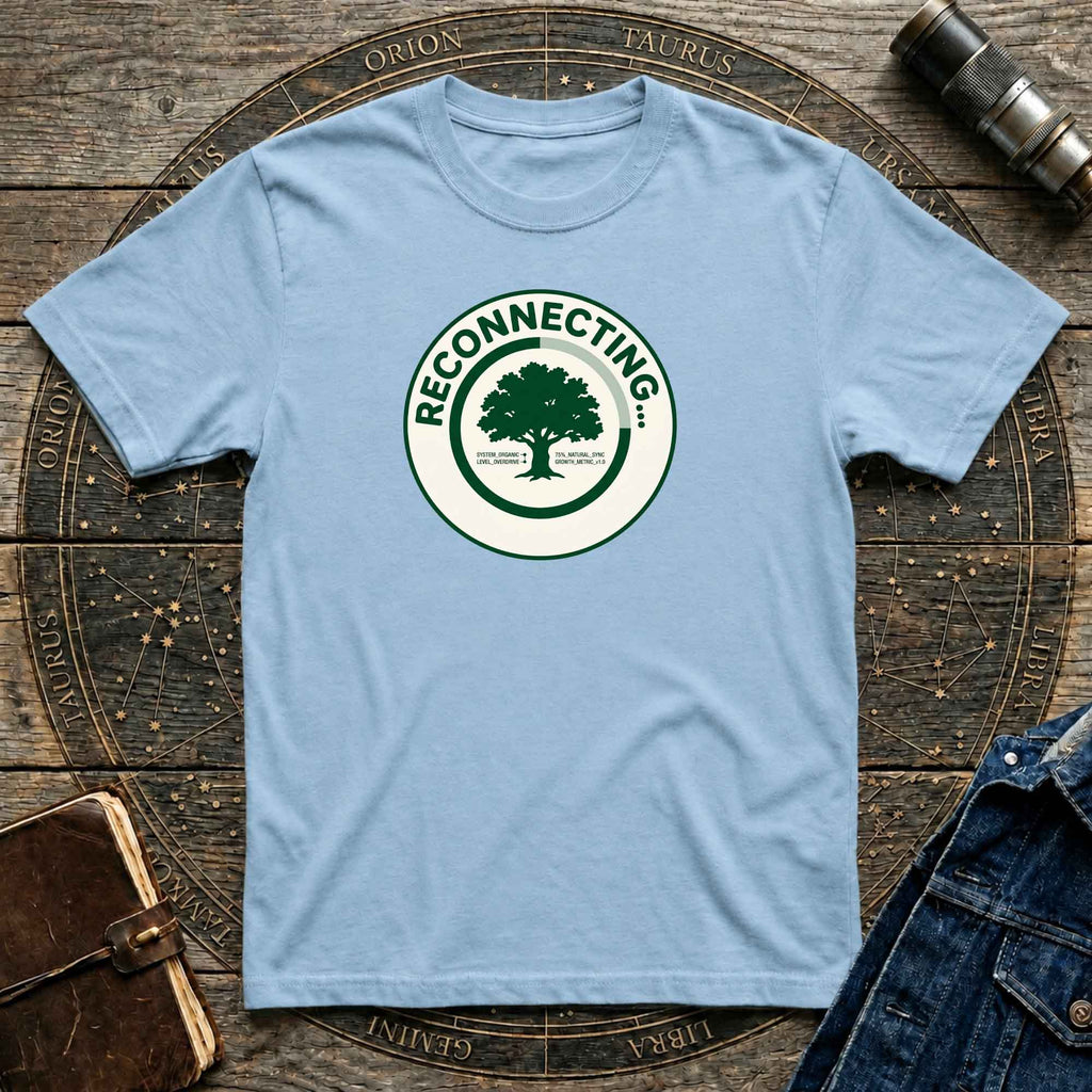 Reconnecting Tree T-Shirt — Nature-Inspired Eco Wellness Tee