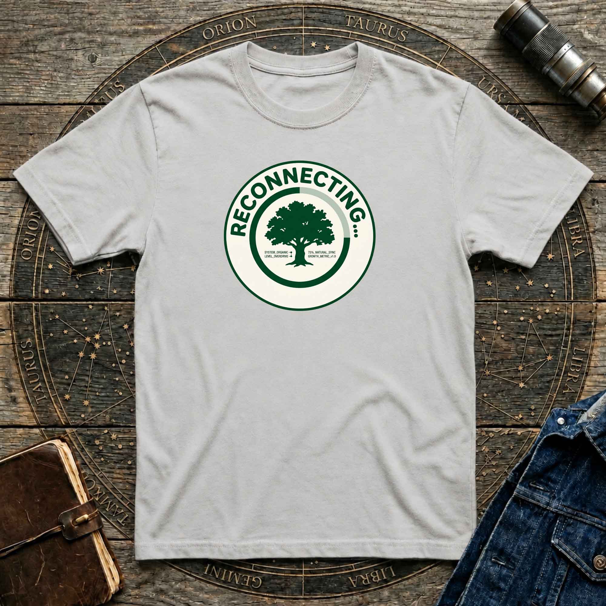 Reconnecting Tree T-Shirt — Nature-Inspired Eco Wellness Tee