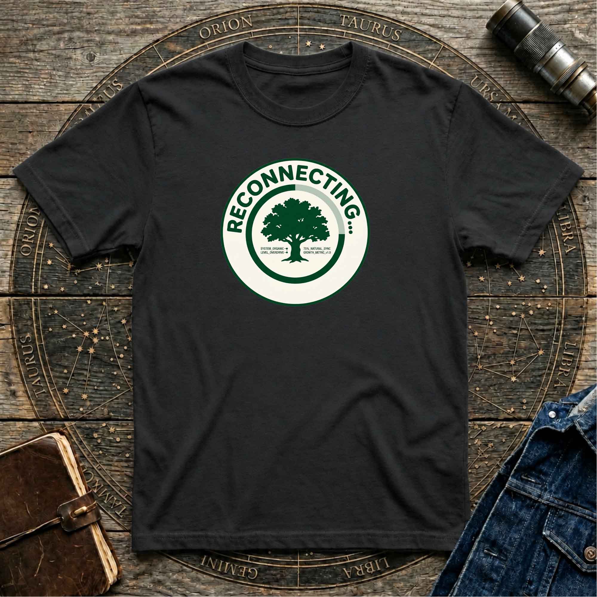 Reconnecting Tree T-Shirt — Nature-Inspired Eco Wellness Tee