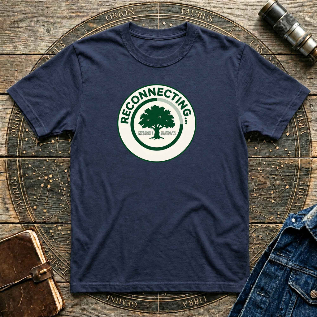 Reconnecting Tree T-Shirt — Nature-Inspired Eco Wellness Tee