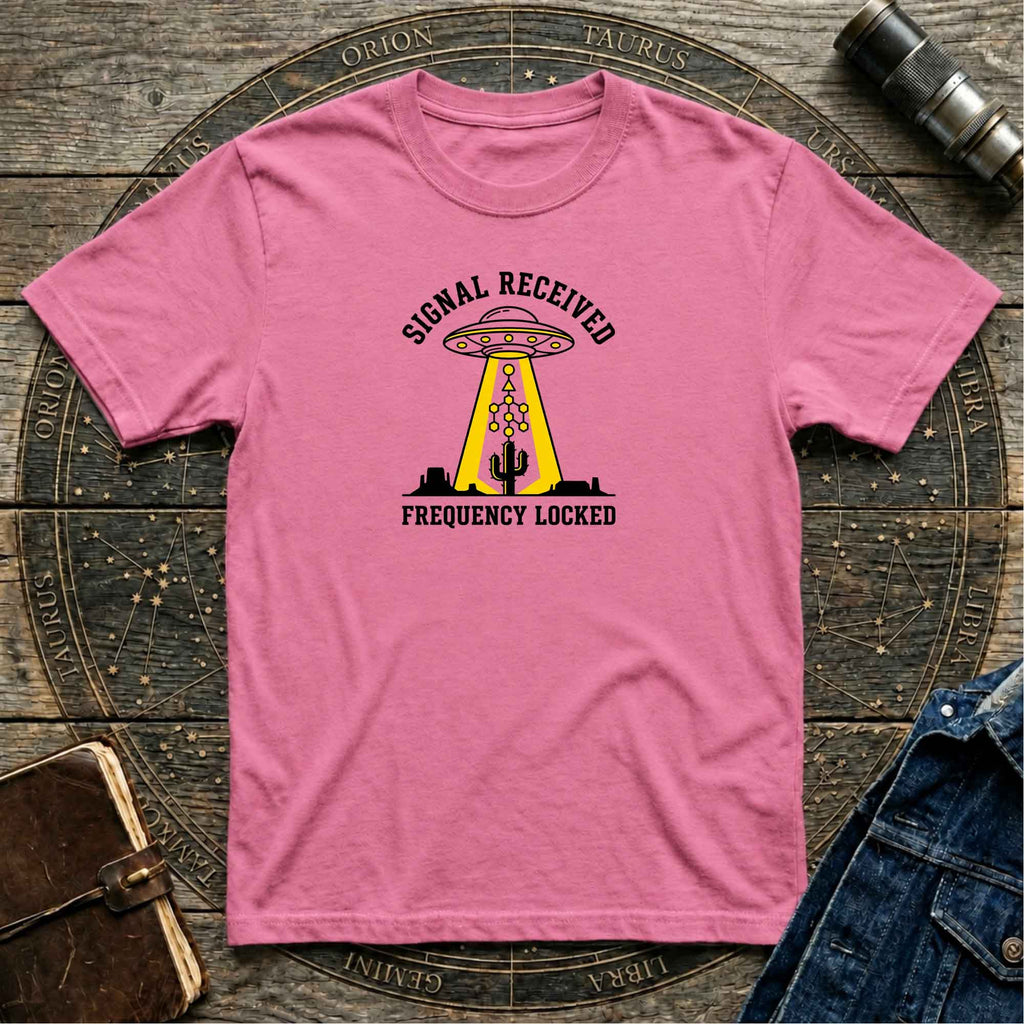 Signal Received / Frequency Locked Alien Abduction Graphic Tee
