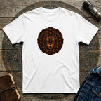 Lion Mandala T-Shirt — Geometric Floral Lion Graphic Tee