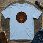 Lion Mandala T-Shirt — Geometric Floral Lion Graphic Tee