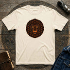Lion Mandala T-Shirt — Geometric Floral Lion Graphic Tee