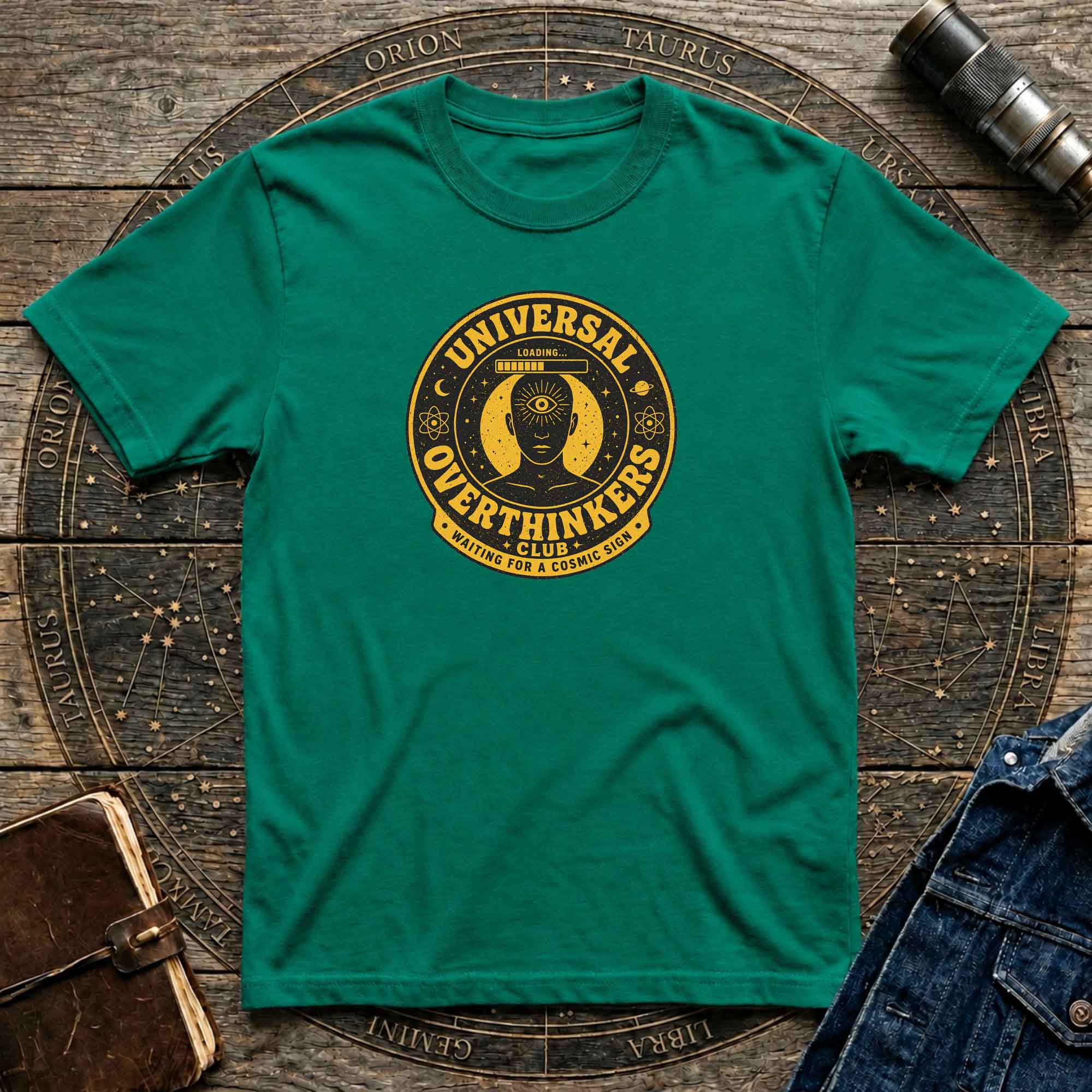 Universal Overthinkers T-Shirt — Retro Mystic Third Eye Graphic Tee