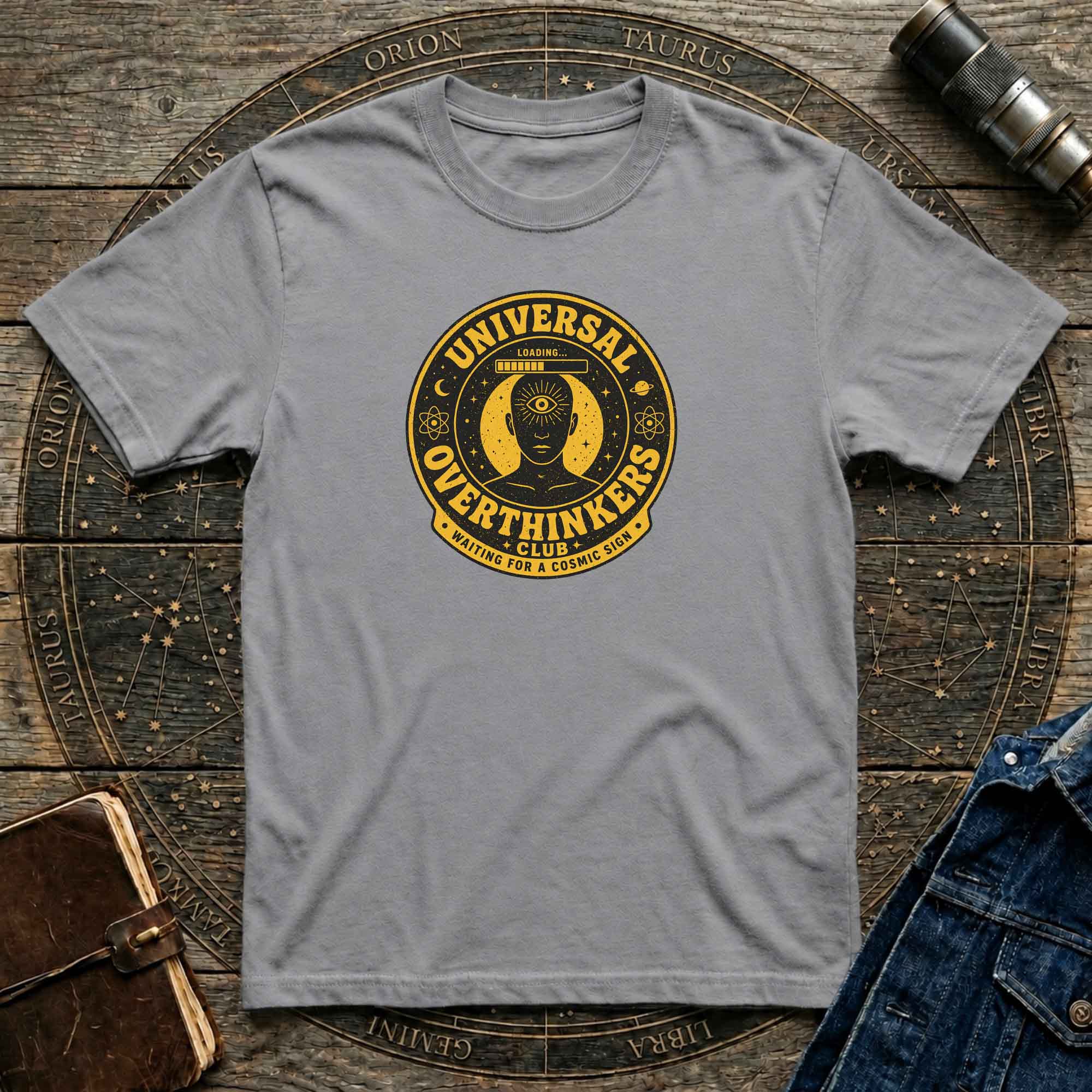 Universal Overthinkers T-Shirt — Retro Mystic Third Eye Graphic Tee