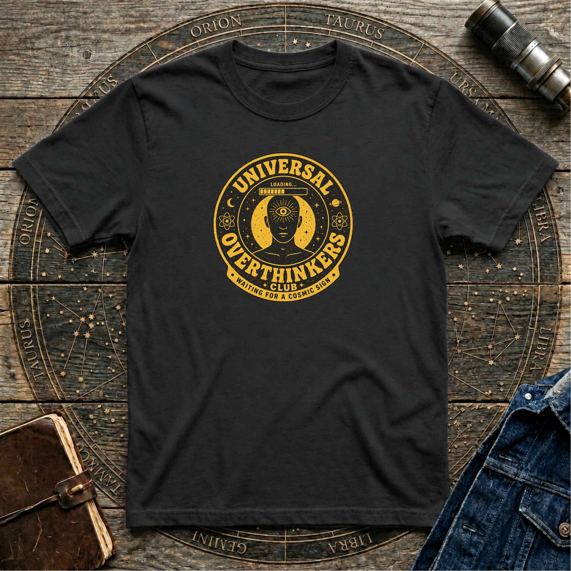 Universal Overthinkers T-Shirt — Retro Mystic Third Eye Graphic Tee