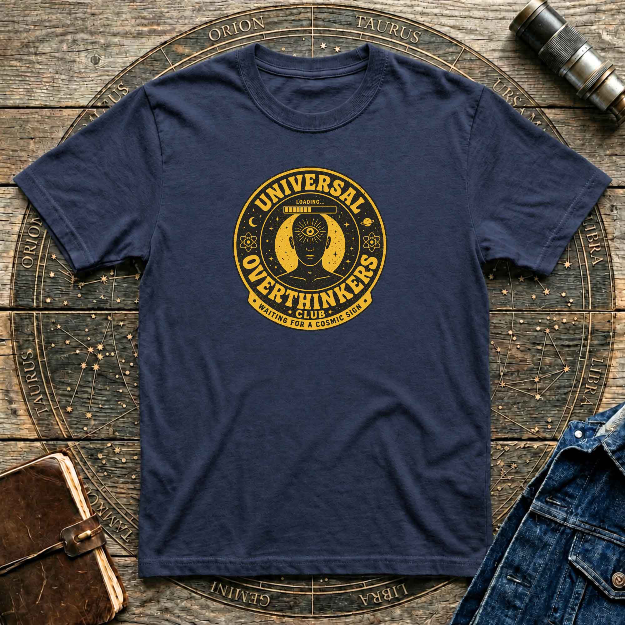 Universal Overthinkers T-Shirt — Retro Mystic Third Eye Graphic Tee
