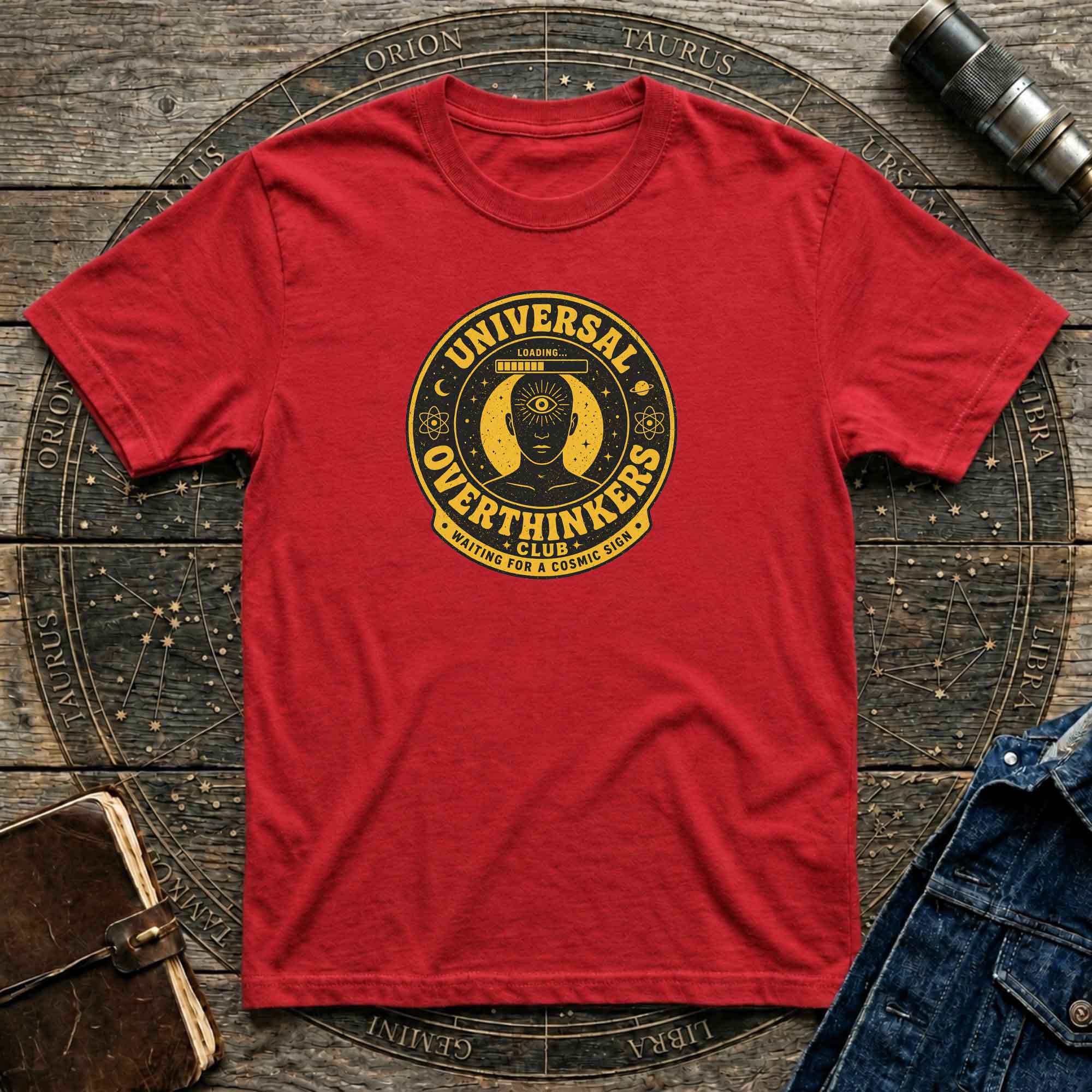 Universal Overthinkers T-Shirt — Retro Mystic Third Eye Graphic Tee