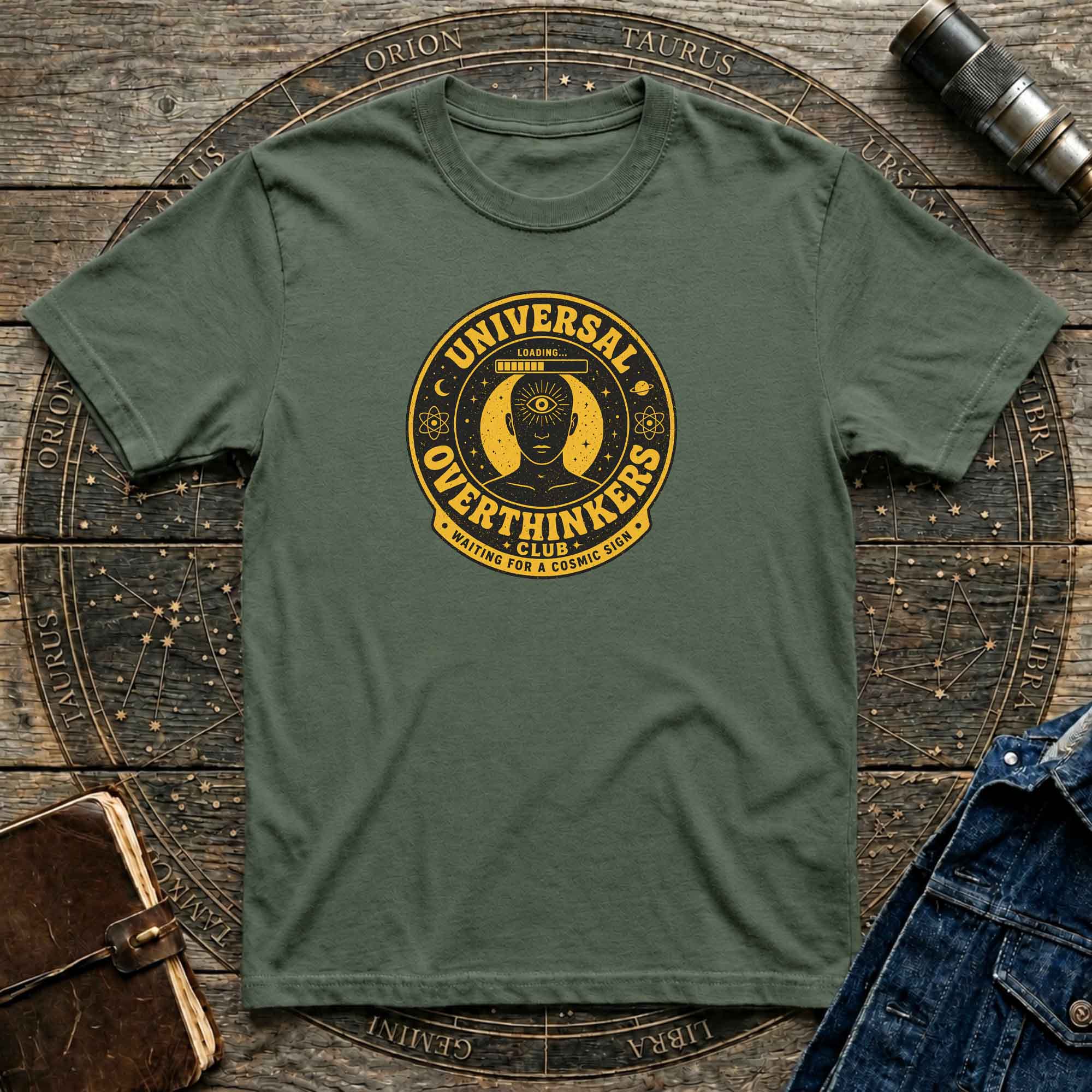 Universal Overthinkers T-Shirt — Retro Mystic Third Eye Graphic Tee