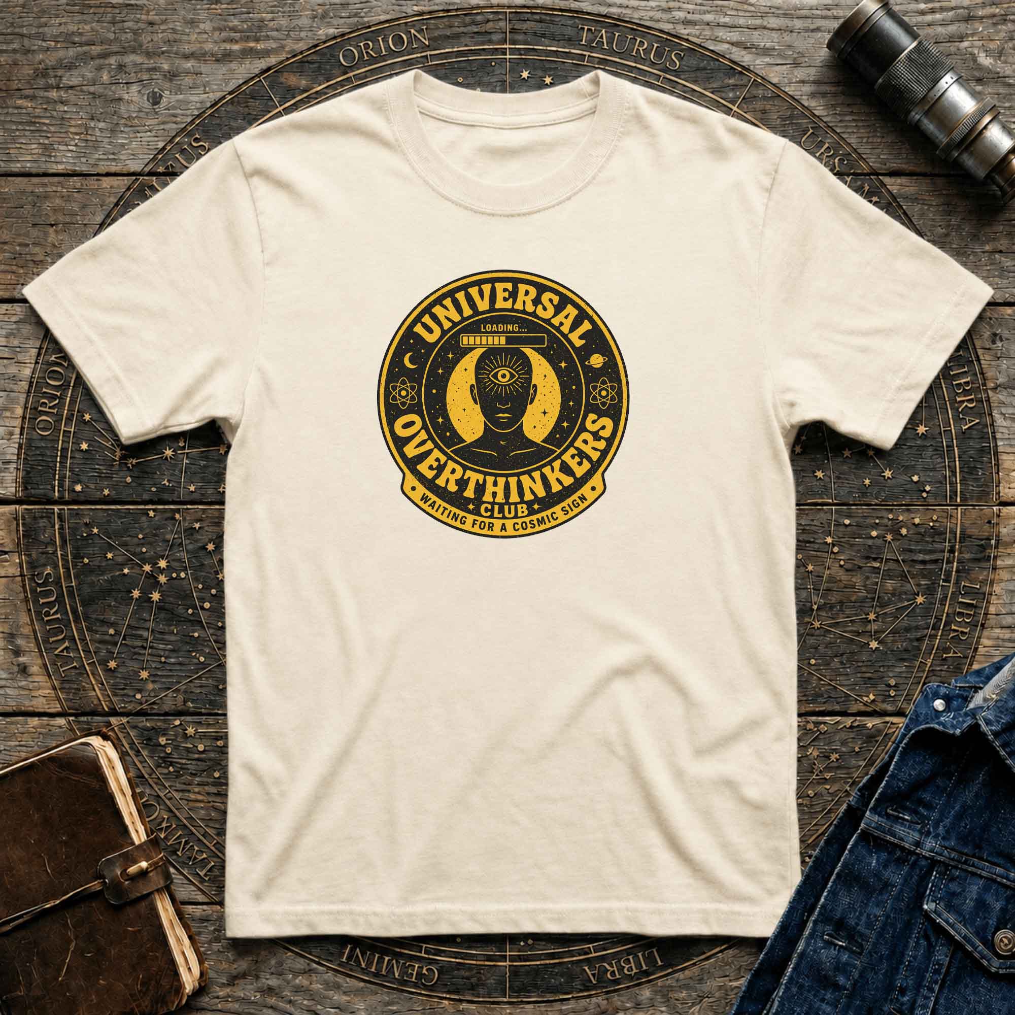 Universal Overthinkers T-Shirt — Retro Mystic Third Eye Graphic Tee