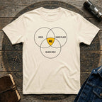 Rock, Hard Place Humor Tee