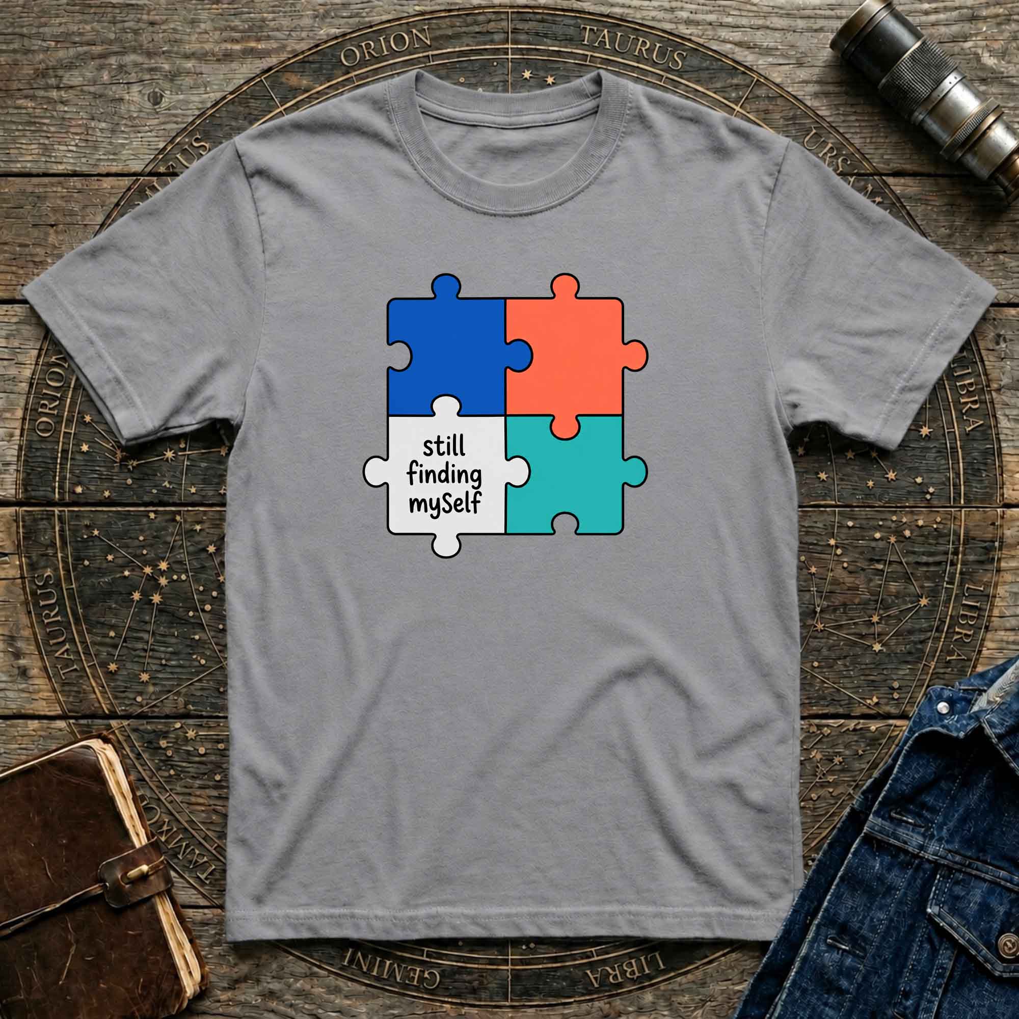 Square puzzle Discovery Tee