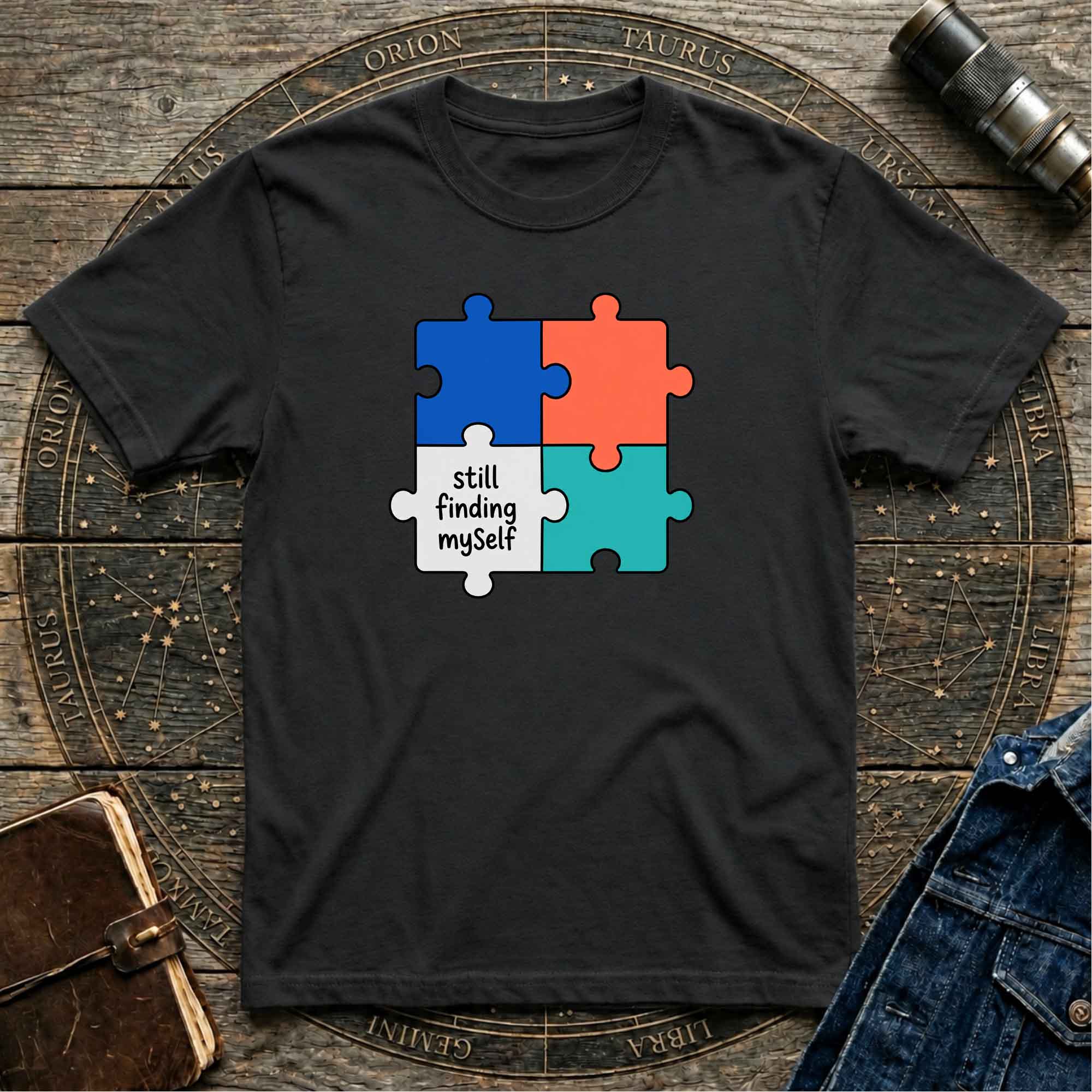 Square puzzle Discovery Tee