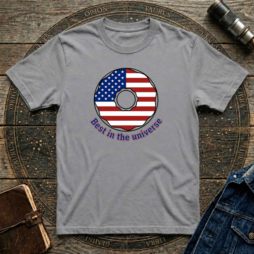 American Donut flag graphic tee