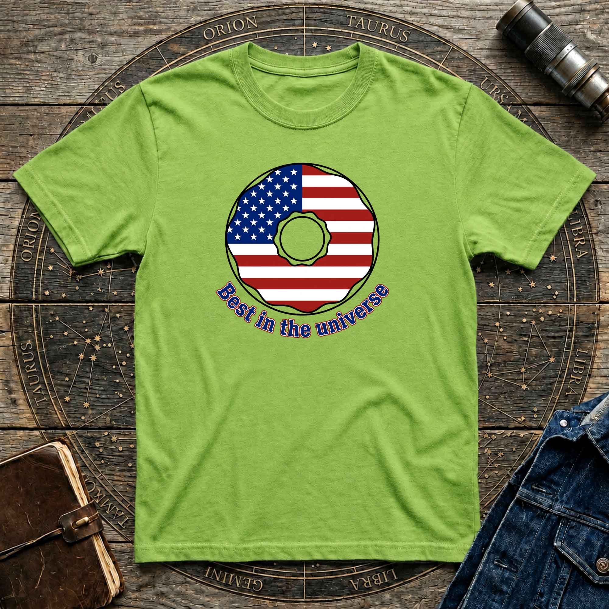 American Donut flag graphic tee